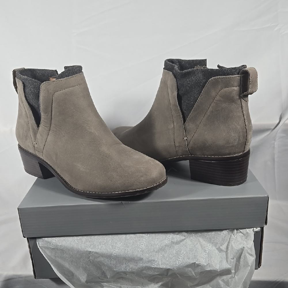 Vionic Taupe Ankle Booties
